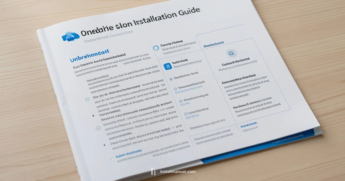 OneDrive Setup - Install Manual