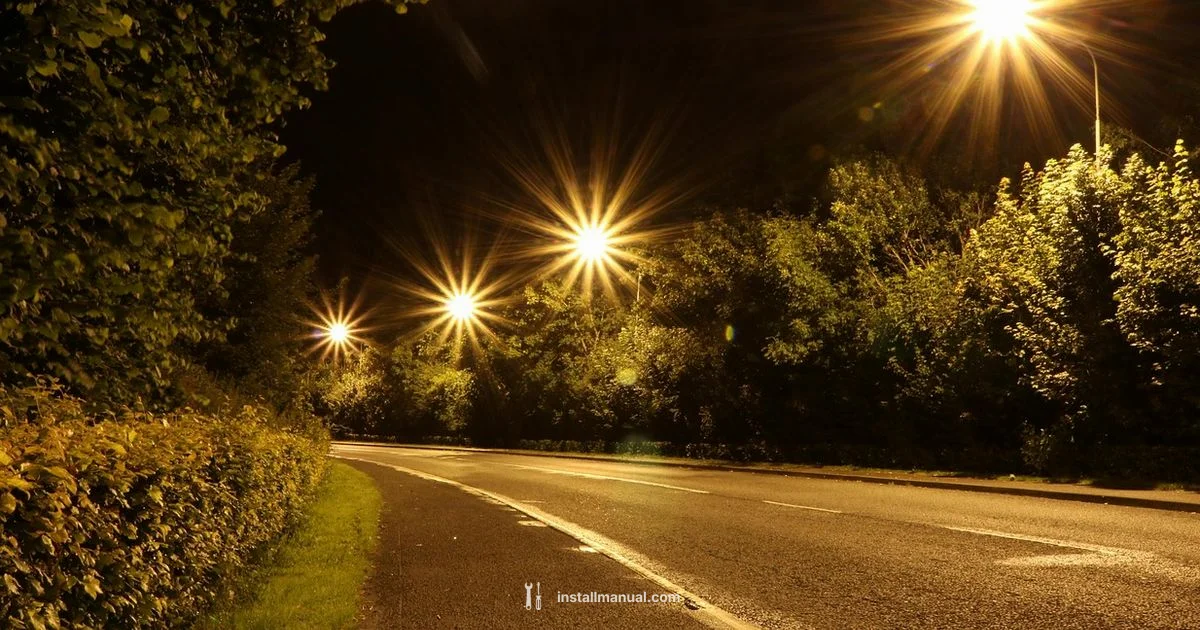 Garden Light Install - Install Manual