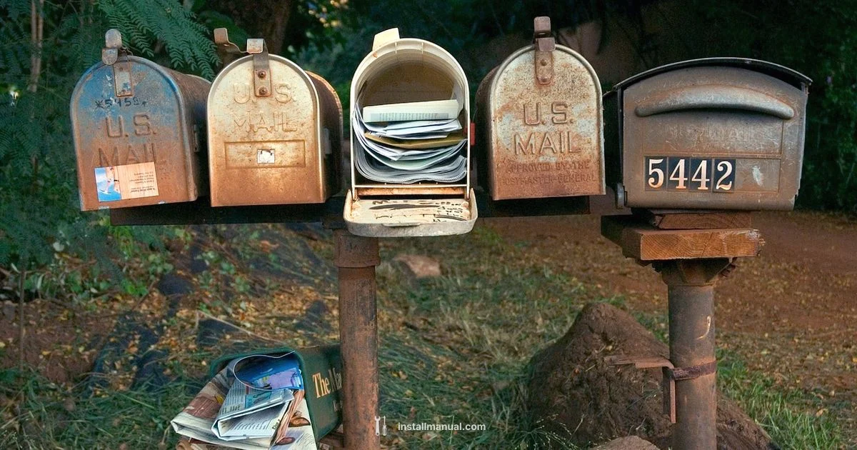 Mailbox Install Guide - Install Manual