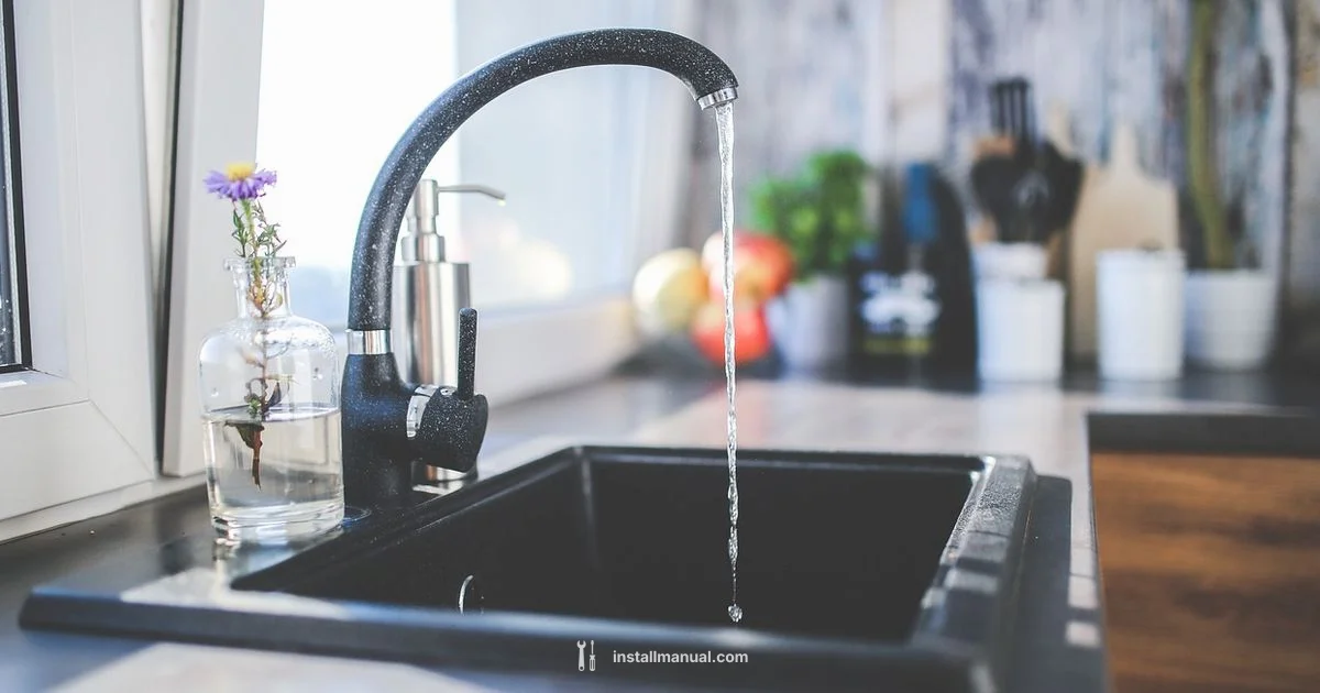 Kitchen Faucet Install - Install Manual