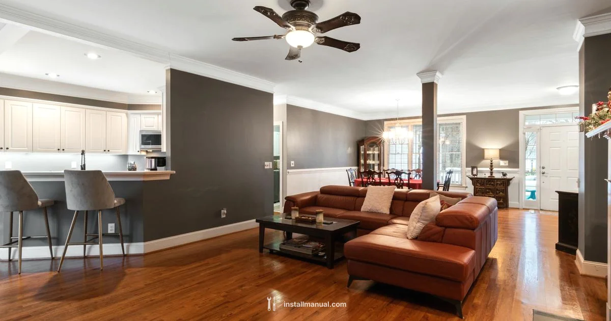 Ceiling Fan Install Kit - Install Manual