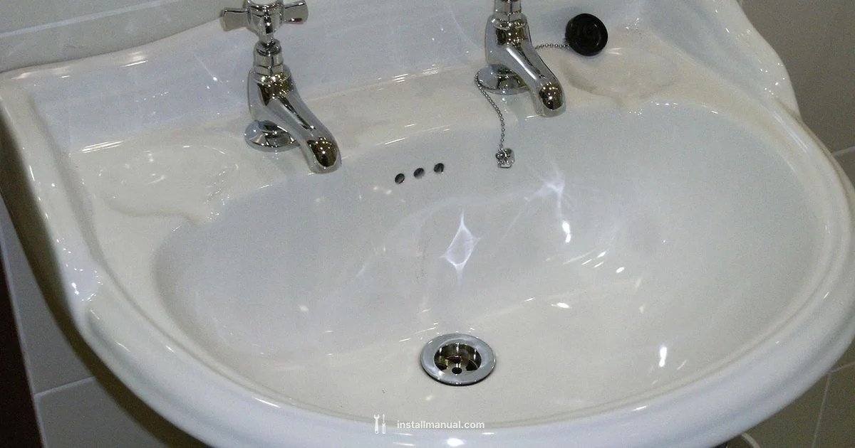 Sink Installation Guide - Install Manual