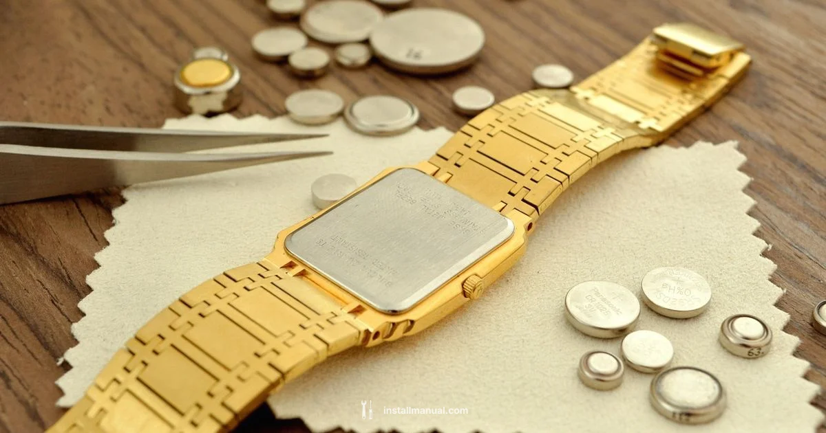 Watch Battery Guide - Install Manual