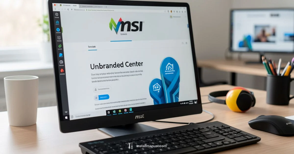 MSI Center Guide - Install Manual