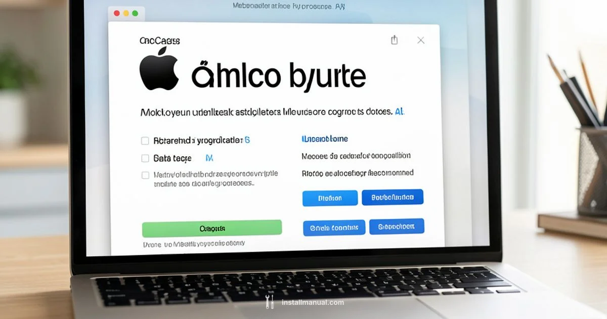Mac Install Progress - Install Manual