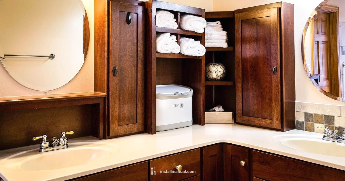 Bathroom Cabinet Install - Install Manual