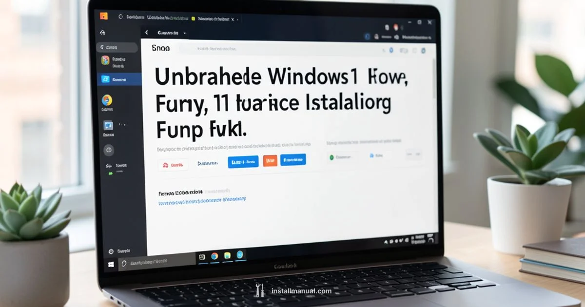 Font Setup - Install Manual