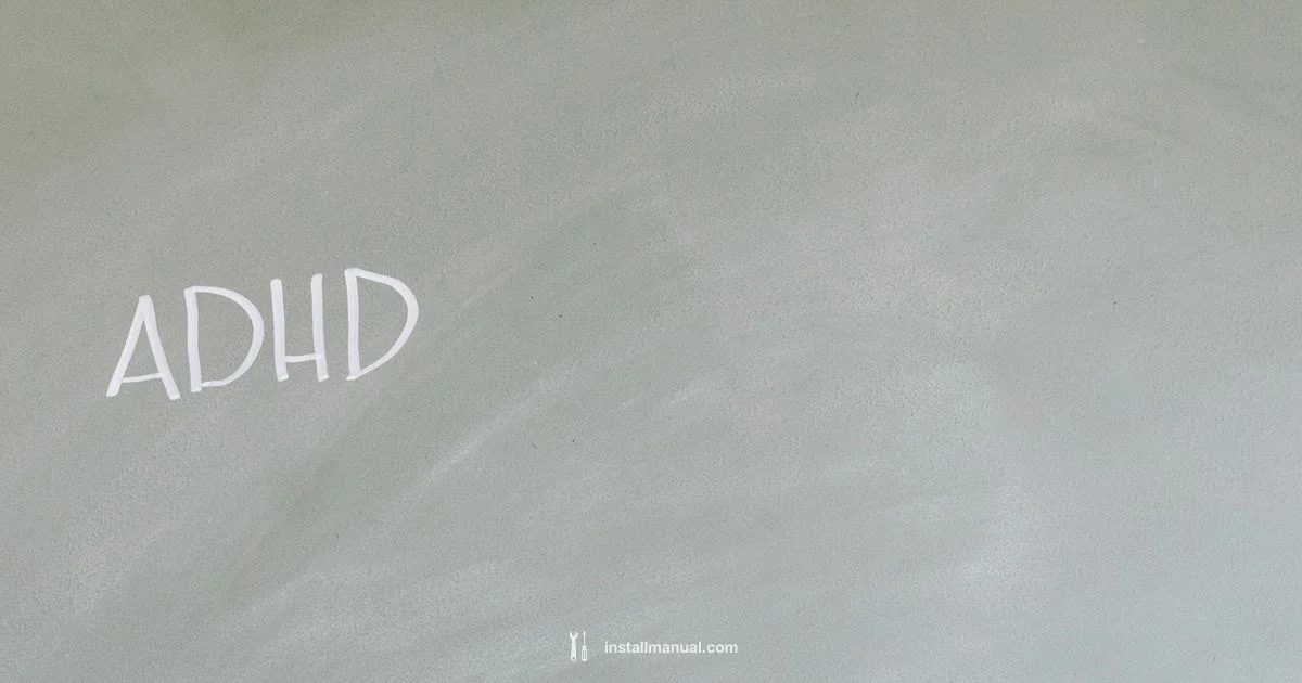 Managing ADD at Home Managing ADD at Home - Install Manual