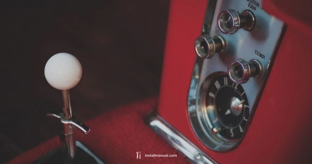 Shift Knob Install Shift Knob Install - Install Manual