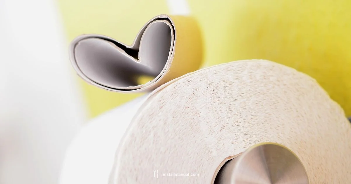 Toilet Paper Holder Install - Install Manual