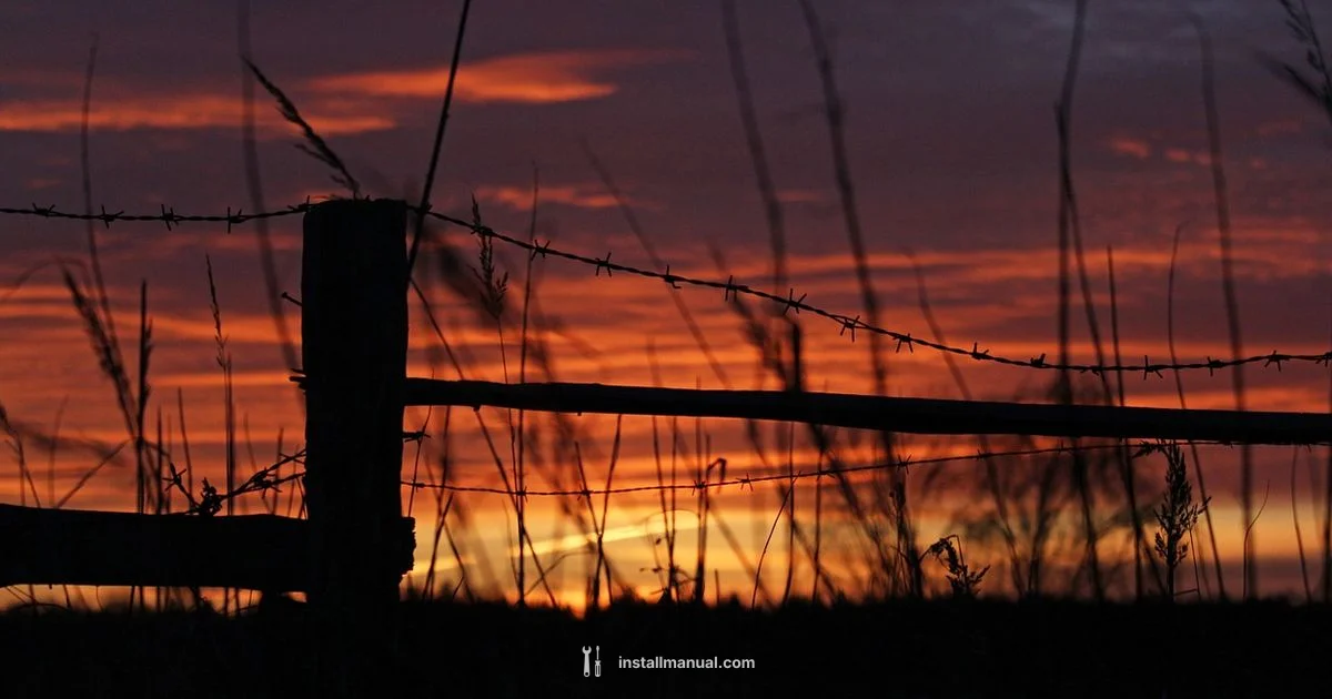Fence Post Install - Install Manual