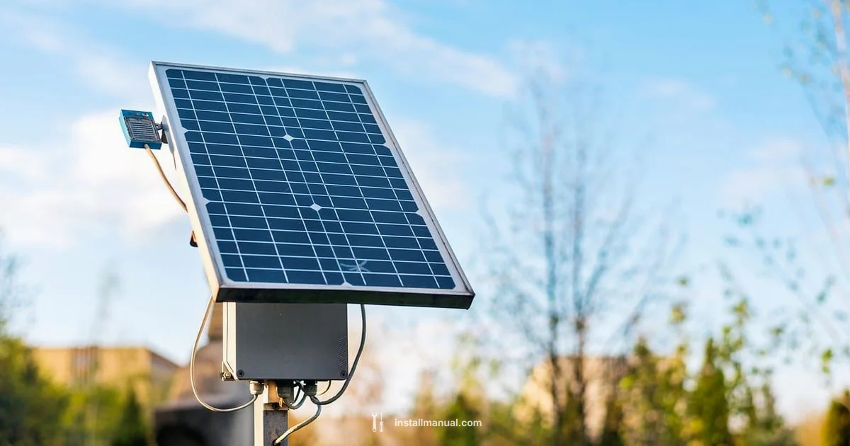 Solar Energy Install - Install Manual