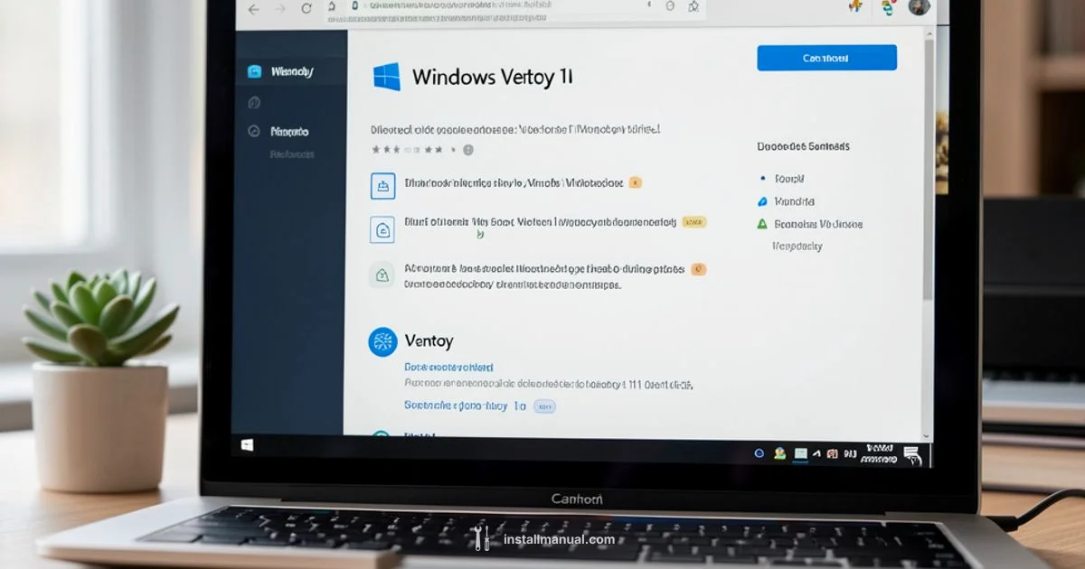 Ventoy Windows 11 Setup - Install Manual