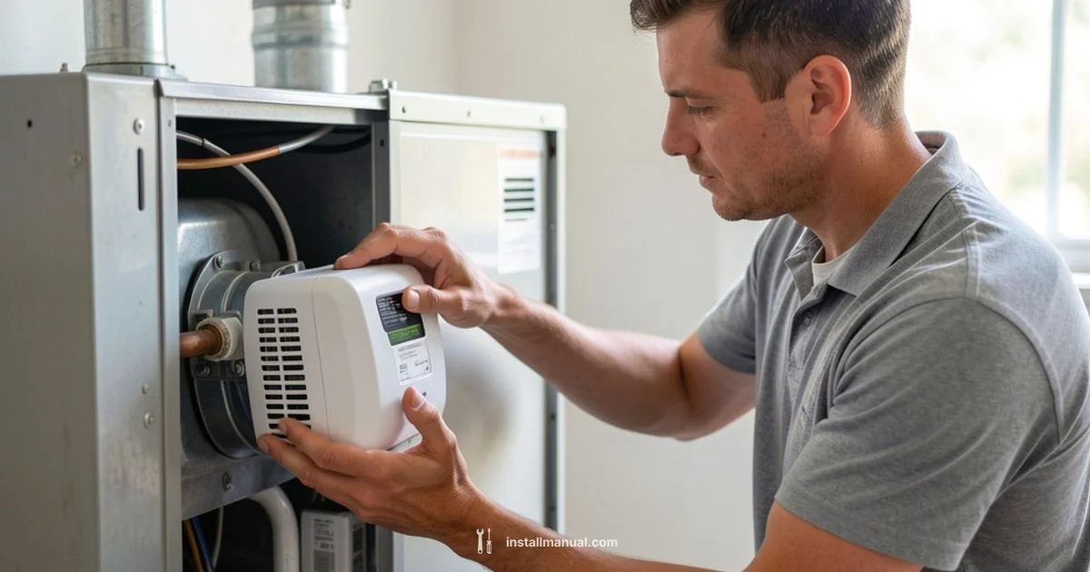 Humidifier on Furnace - Install Manual