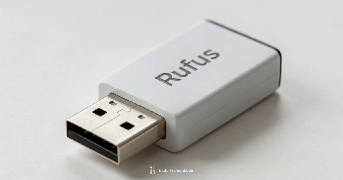 Rufus Windows USB Rufus Windows USB - Install Manual