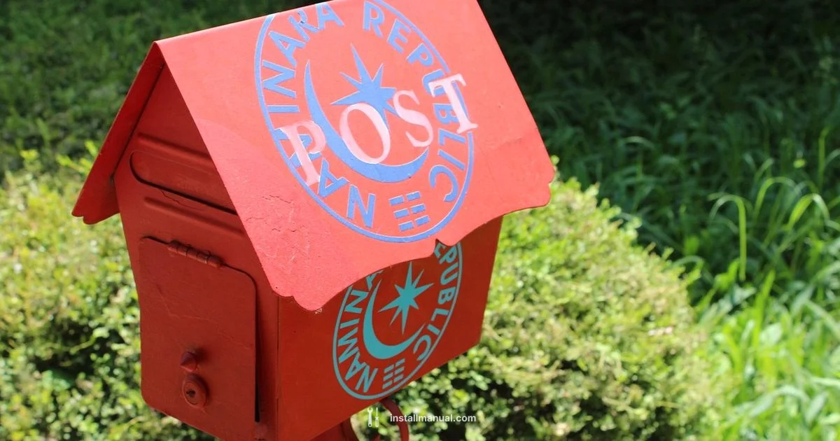 Mailbox Install Guide - Install Manual