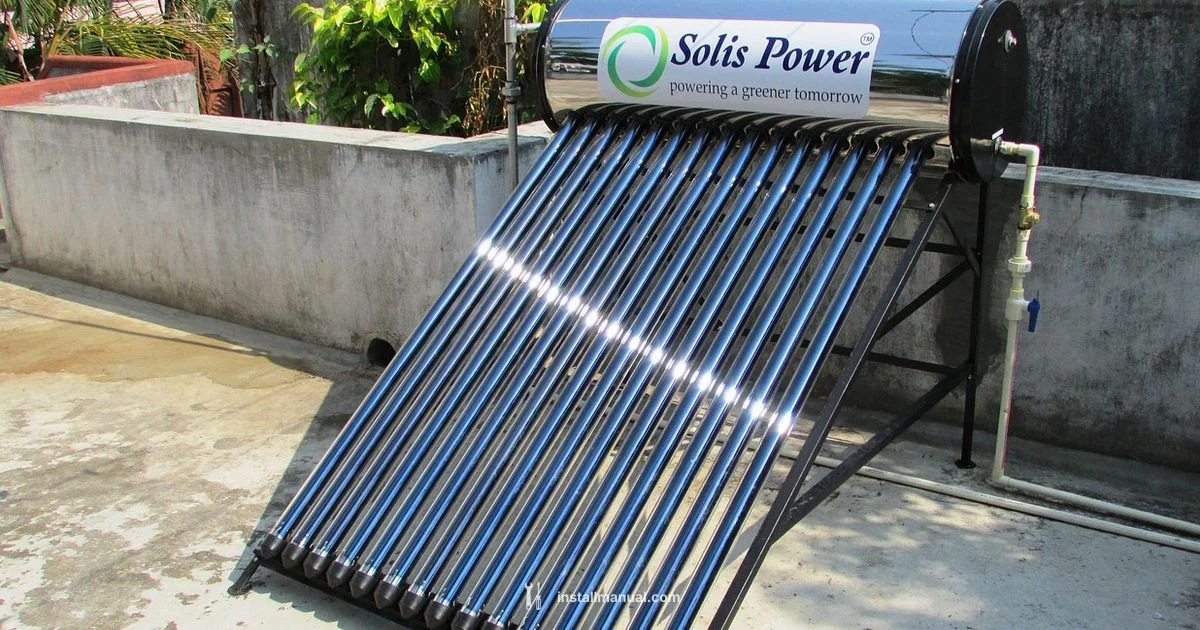 Solar Pool Heater Install - Install Manual