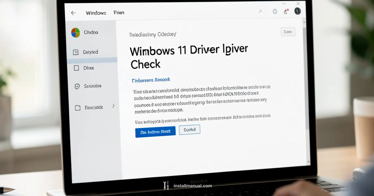 Check Driver Versions - Install Manual