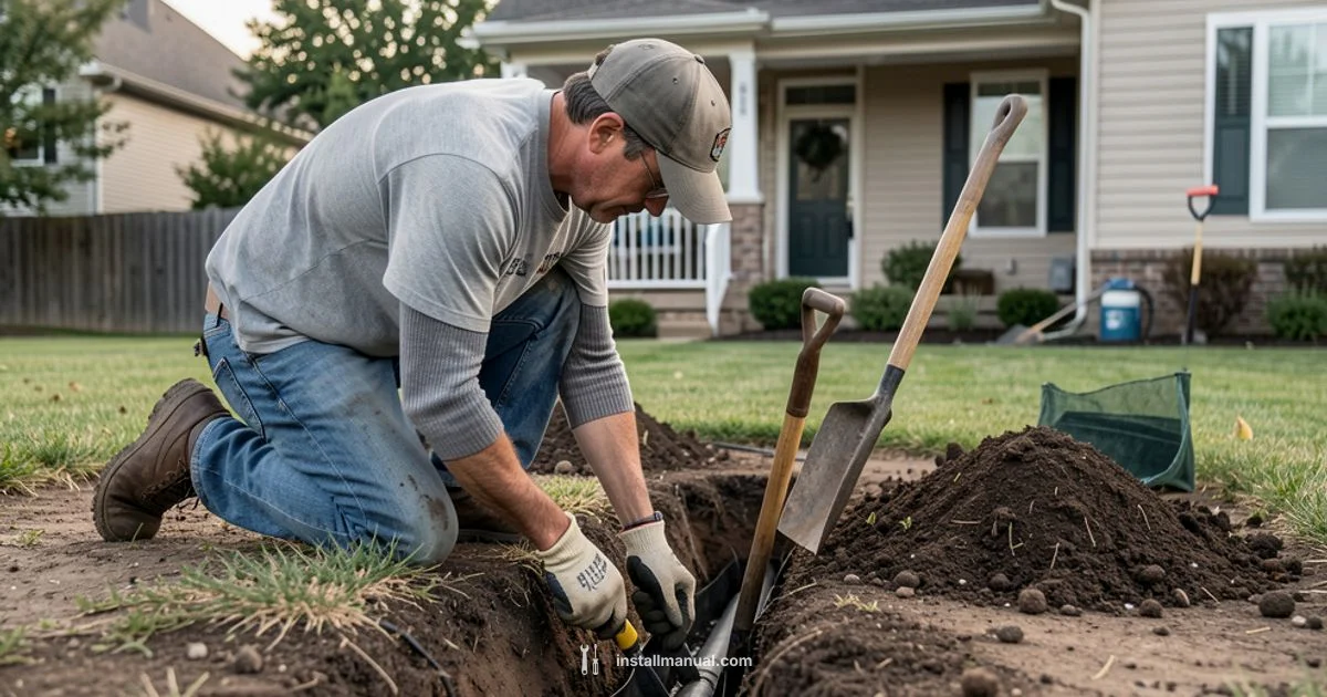 Installing a French Drain - Install Manual